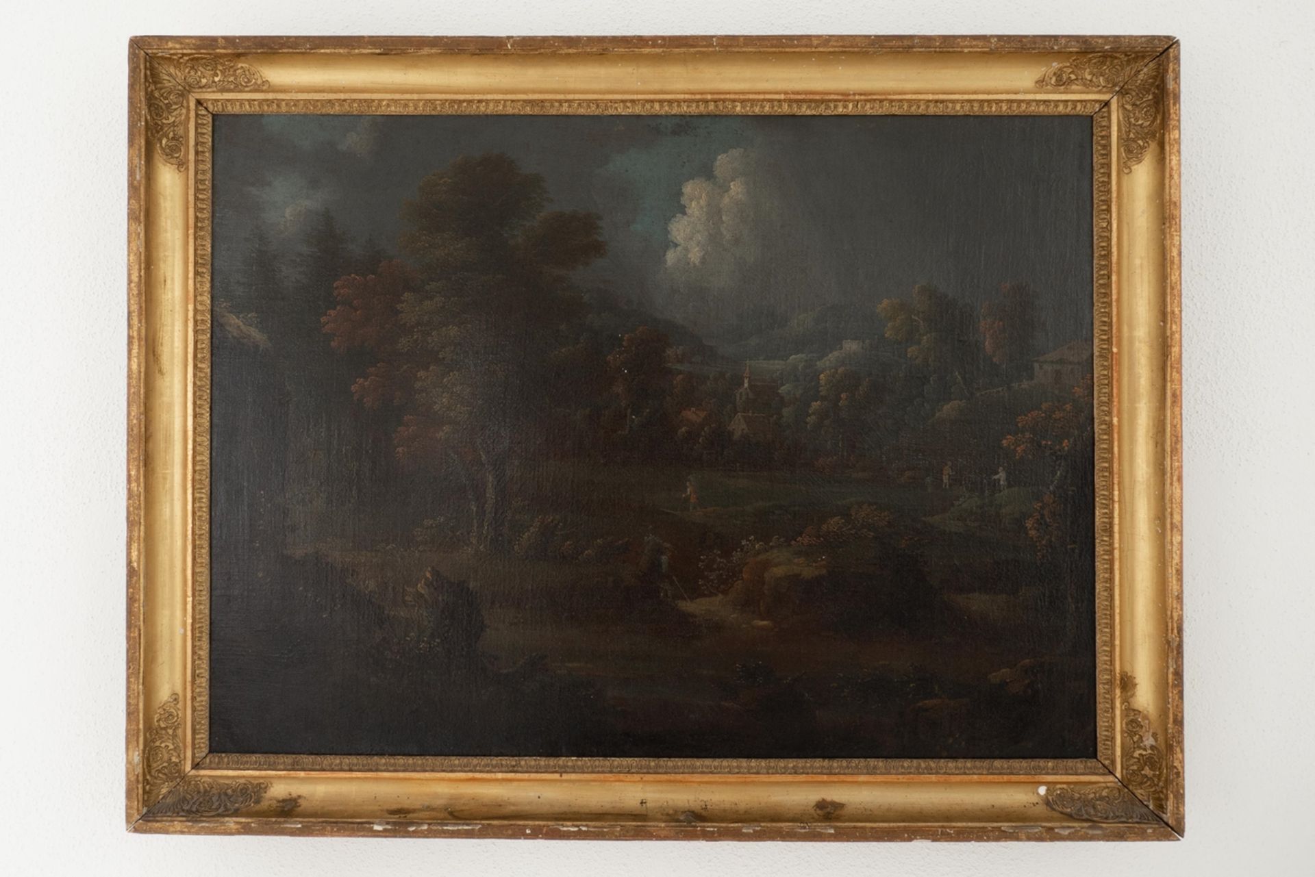 Old masters landscape painting
