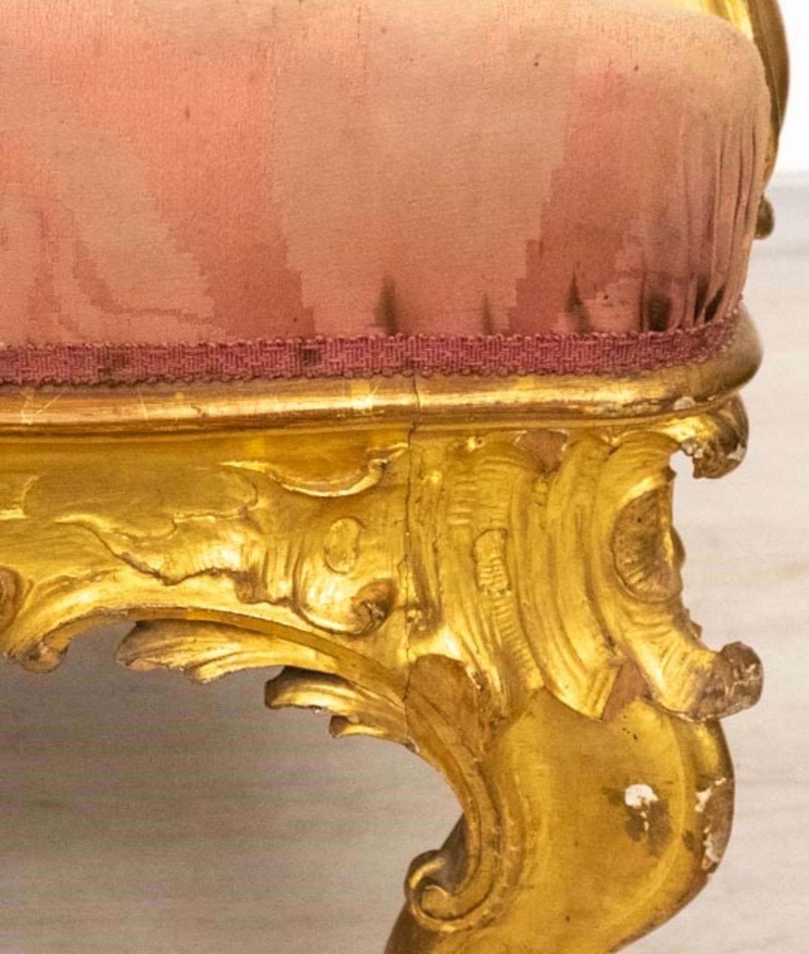 Goldene Prunksitzbank/-couch - Bild 2 aus 8