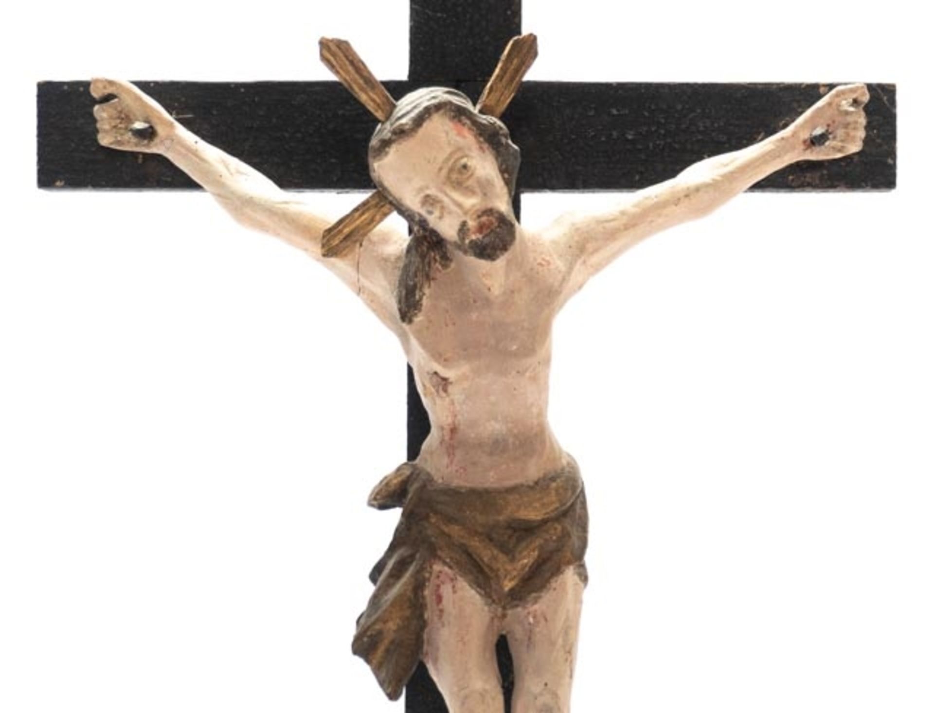 Barockes Standkreuz/ Kruzifix - Bild 7 aus 16