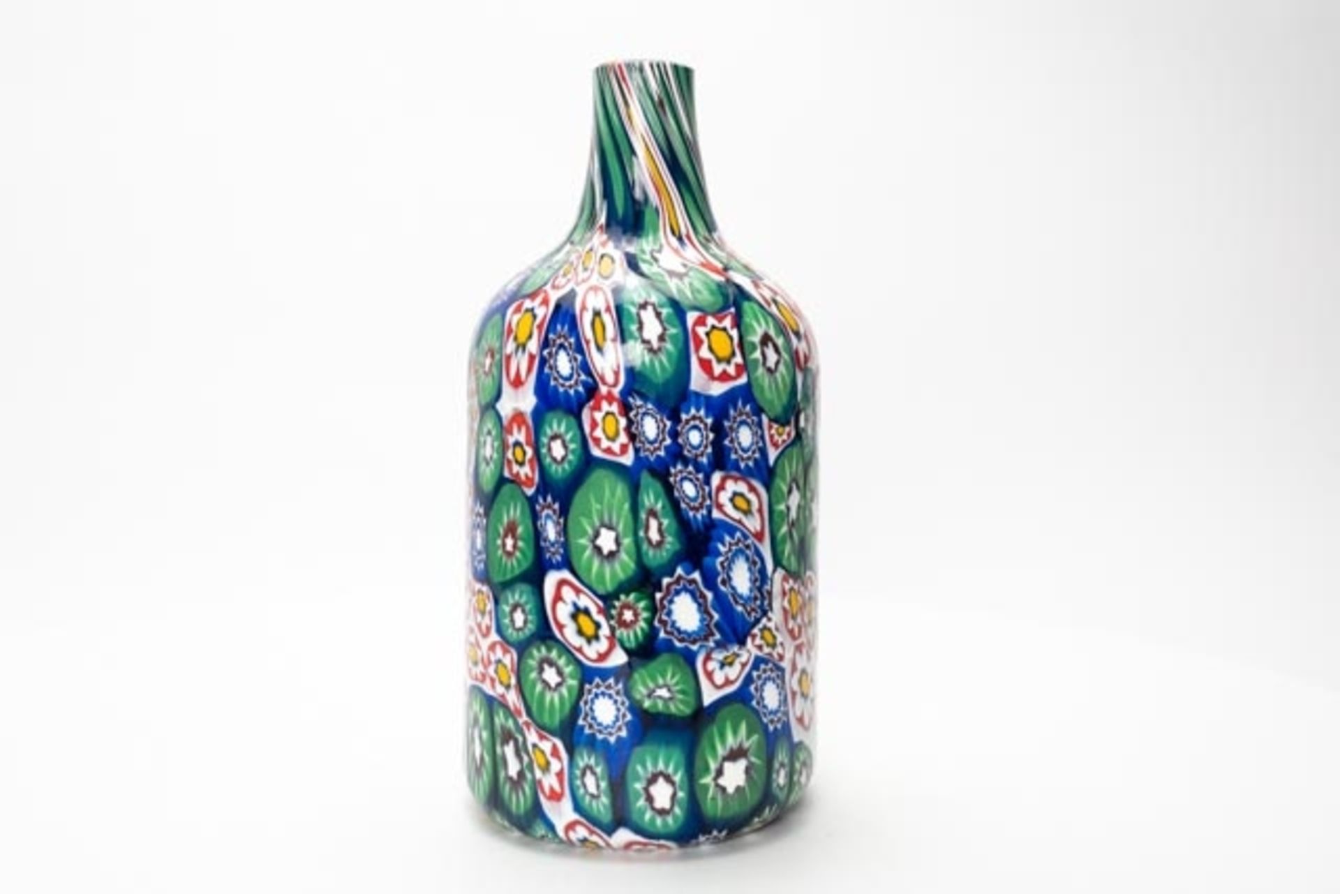 Murano Flasche "Mille Fiori" - Bild 4 aus 7