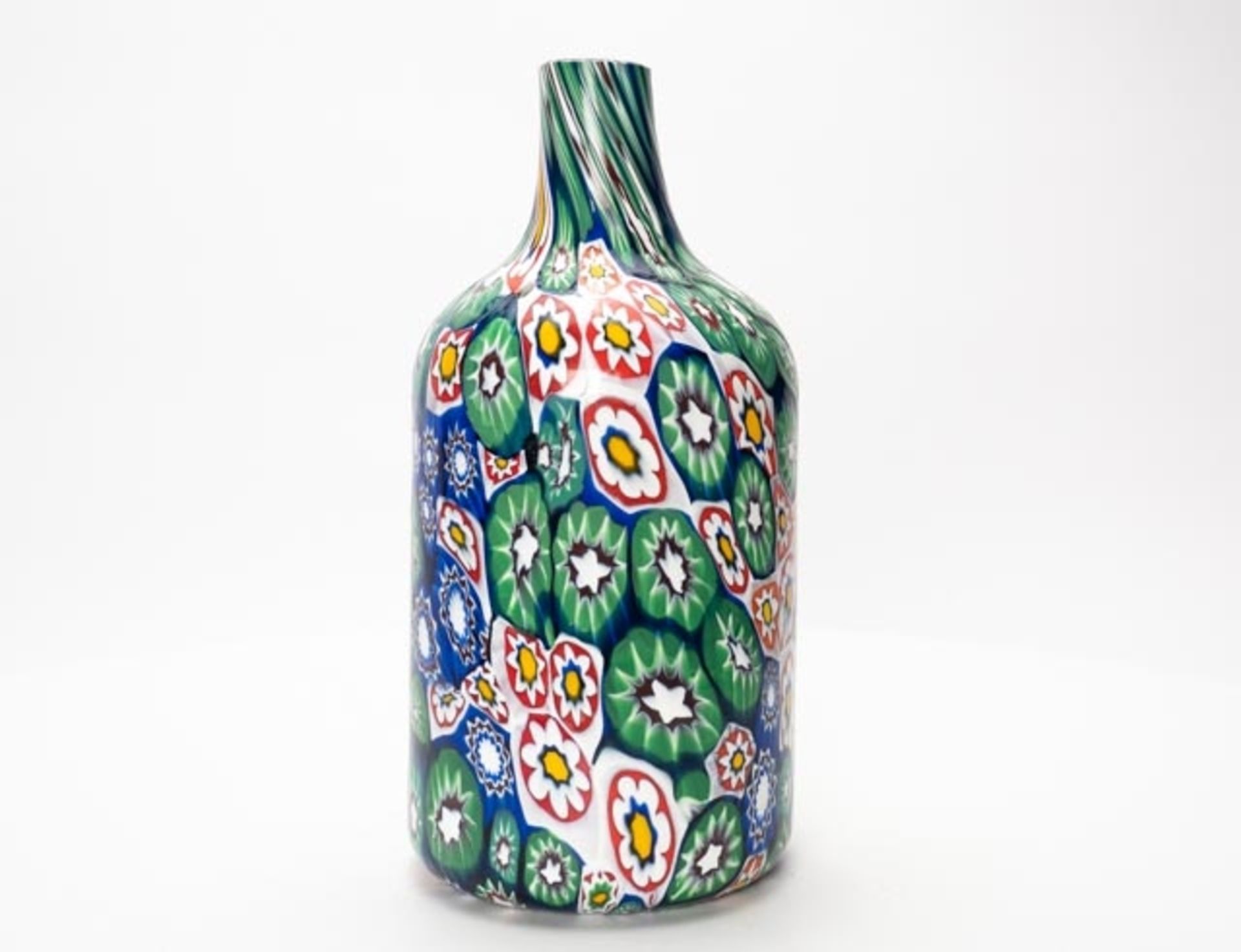 Murano Flasche "Mille Fiori"