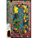 Friedensreich Hundertwasser(1928 Wien - 2000 an Bord der Queen Elisabeth II bei Neuseeland)"