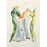 Salvador Dali(1904 Figueras - 1989 ebenda)"La Danse" (der Tanz). OriginaltitelFarblithographie,