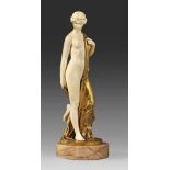 Ferdinand Preiss(1882 Erbach - 1943 Berlin)"Aphrodite". OriginaltitelBronze, vergoldet; Elfenbein,