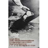 Joseph Beuys(1921 Kleve - 1986 Düsseldorf)Ausstellungsplakat Kunstgewerbemuseum