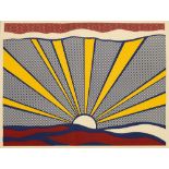 Roy Lichtenstein(1923 New York - 1997 ebenda)"Sunrise". OriginaltitelFarboffsetlithographie/