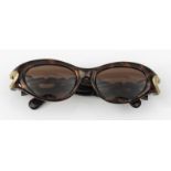 Vintage Sonnenbrille von Rochas aus den 90er JahrenKunststoff-Brillengestell in Schildpattoptik,