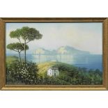 Italienischer Landschaftsmaler(Tätig um 1900)Capri-LandschaftGouache/Papier. L. u. undeutl. sign.;