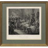 Ludwig Wolf(1776 Berlin - 1832 ebenda)"Der Kronprinz von Preußen besucht mit dem Prinzen Friedrich