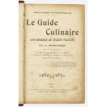 Auguste Escoffier: "Le Guide Culinaire". Originaltitel"Aide-mémoire de cuisine pratique".
