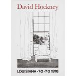 David Hockney(Geb. 1937 Bradford/Yorkshire. Seit 2019 ansässig in der Normandie)Plakat für die