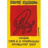 Keith Haring(1958 Reading - 1990 New York)"Keith Haring". OriginaltitelFarbserigraphie/Papier, 1987.