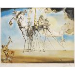 Salvador Dali(1904 Figueras - 1989 ebenda) nach"La tentation de Saint-Antoine" (Die Versuchung des