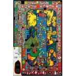 Friedensreich Hundertwasser(1928 Wien - 2000 an Bord der Queen Elisabeth II bei Neuseeland)"