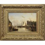 Elias Pieter van Bommel(1819 Amsterdam - 1890 Wien)Paar holländische Fluss- und