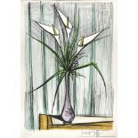 Bernard Buffet(1928 Paris - 1999 ebenda)"Arums" (Aronstab). OriginaltitelFarblithographie/Velin,