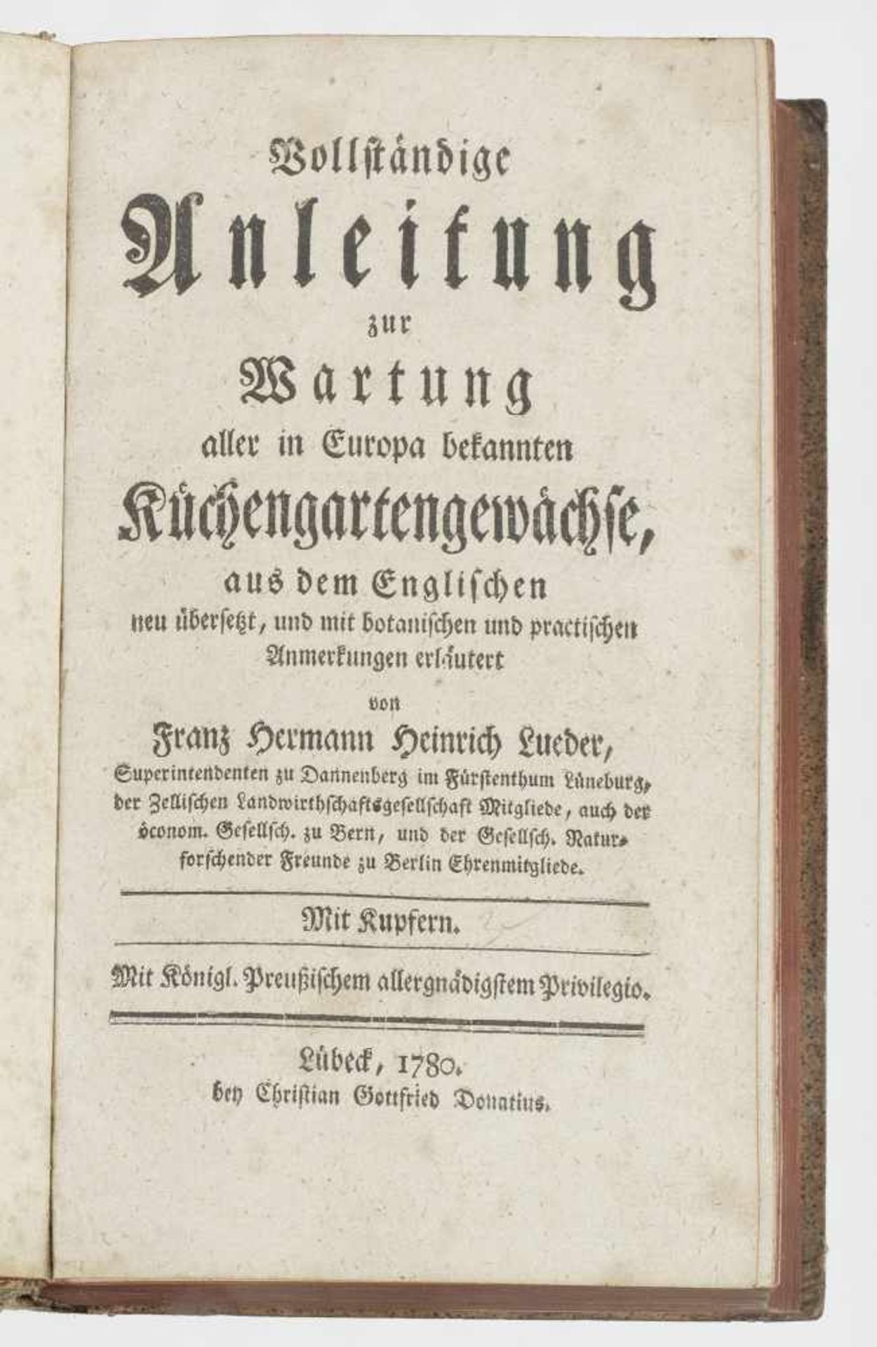 Franz Hermann Heinrich Lueder (Hrsg.): "VollständigeFranz Hermann Heinrich Lueder (Hrsg