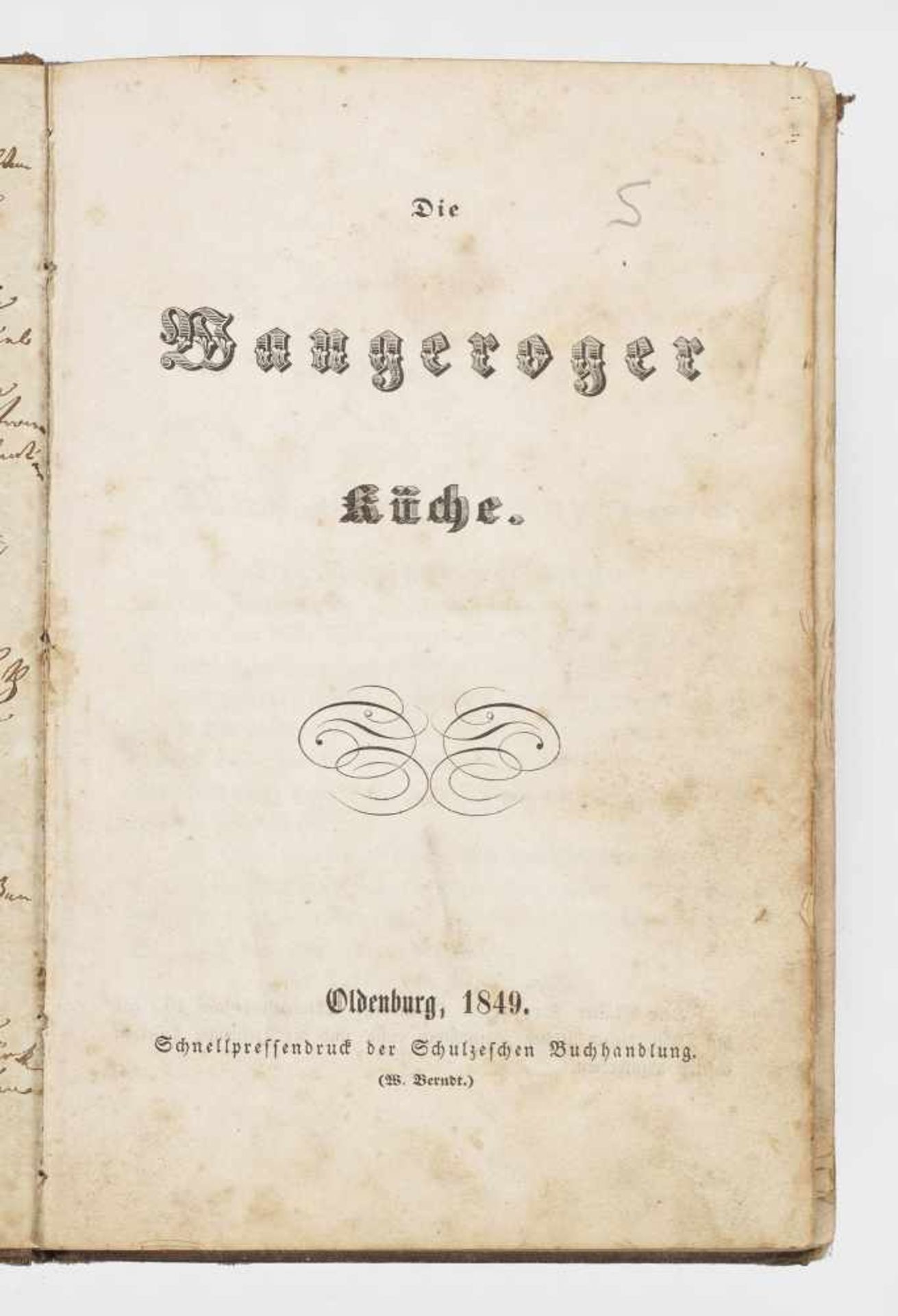 Bernhardine Westing: "Die Wangeroger Küche". OriginaltitelBernhardine Westing: "Die Wan