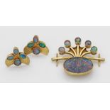 Vintage Opal-Parure von Reinhard Rischke, GöttingenVintage Opal-Parure von Reinhard Ris