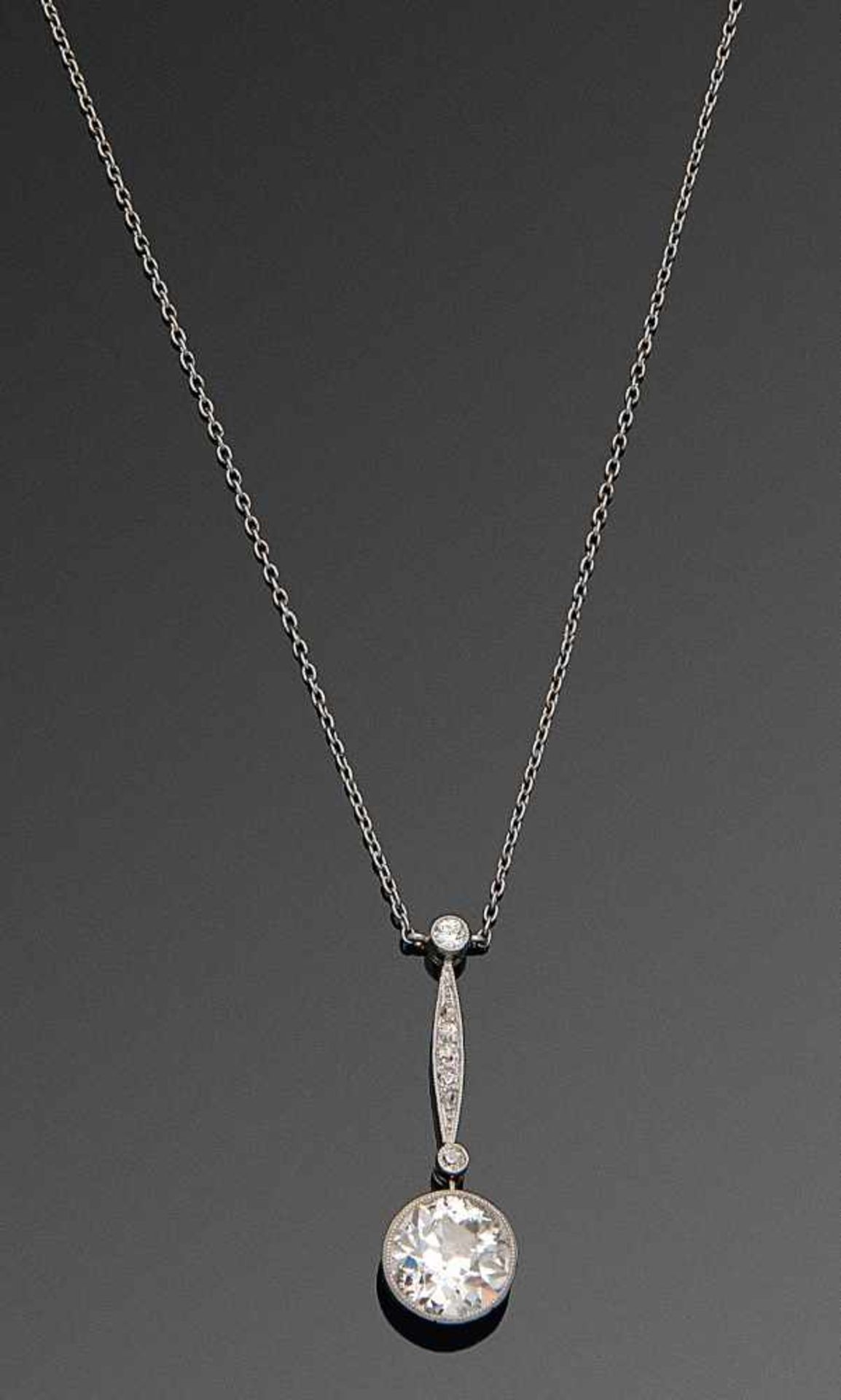 Art Déco-Diamantcollier als Lavalière