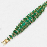 Prunkvolles Smaragd-Armband