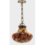 Jugendstil-Deckenlampe von Daum Nancy