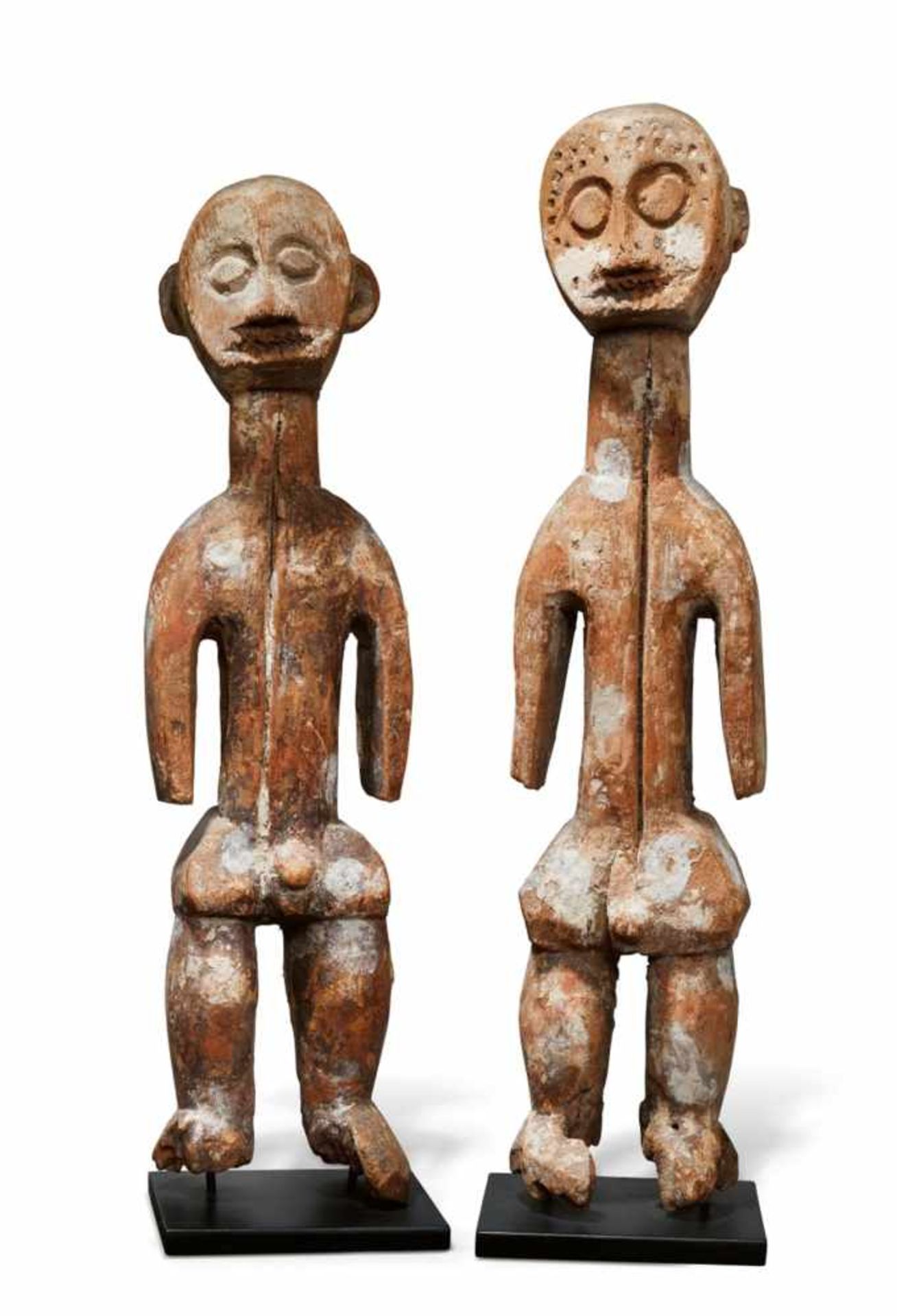 PAIR OF EWE/ADA FIGURES