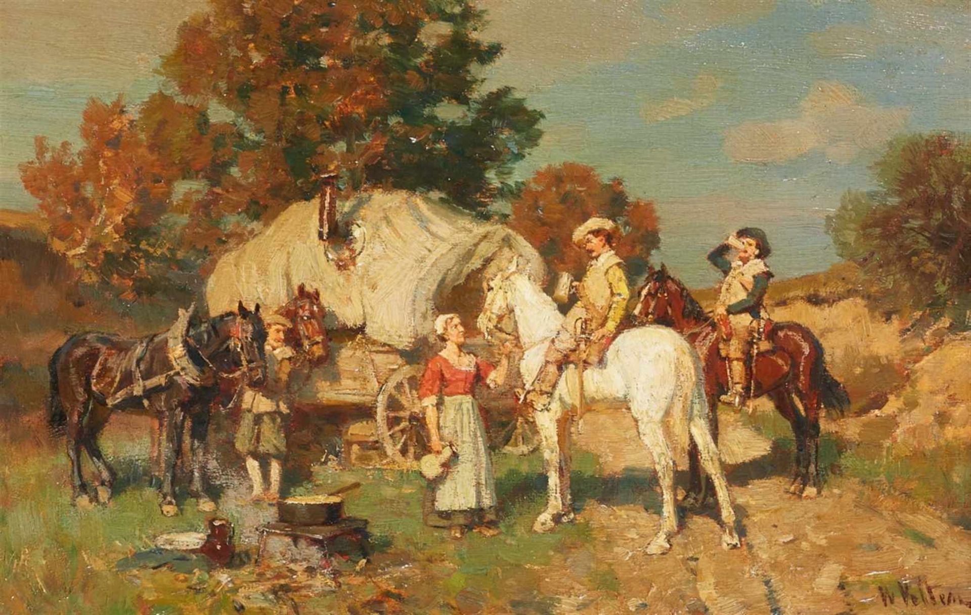 Wilhelm VeltenThree Riders