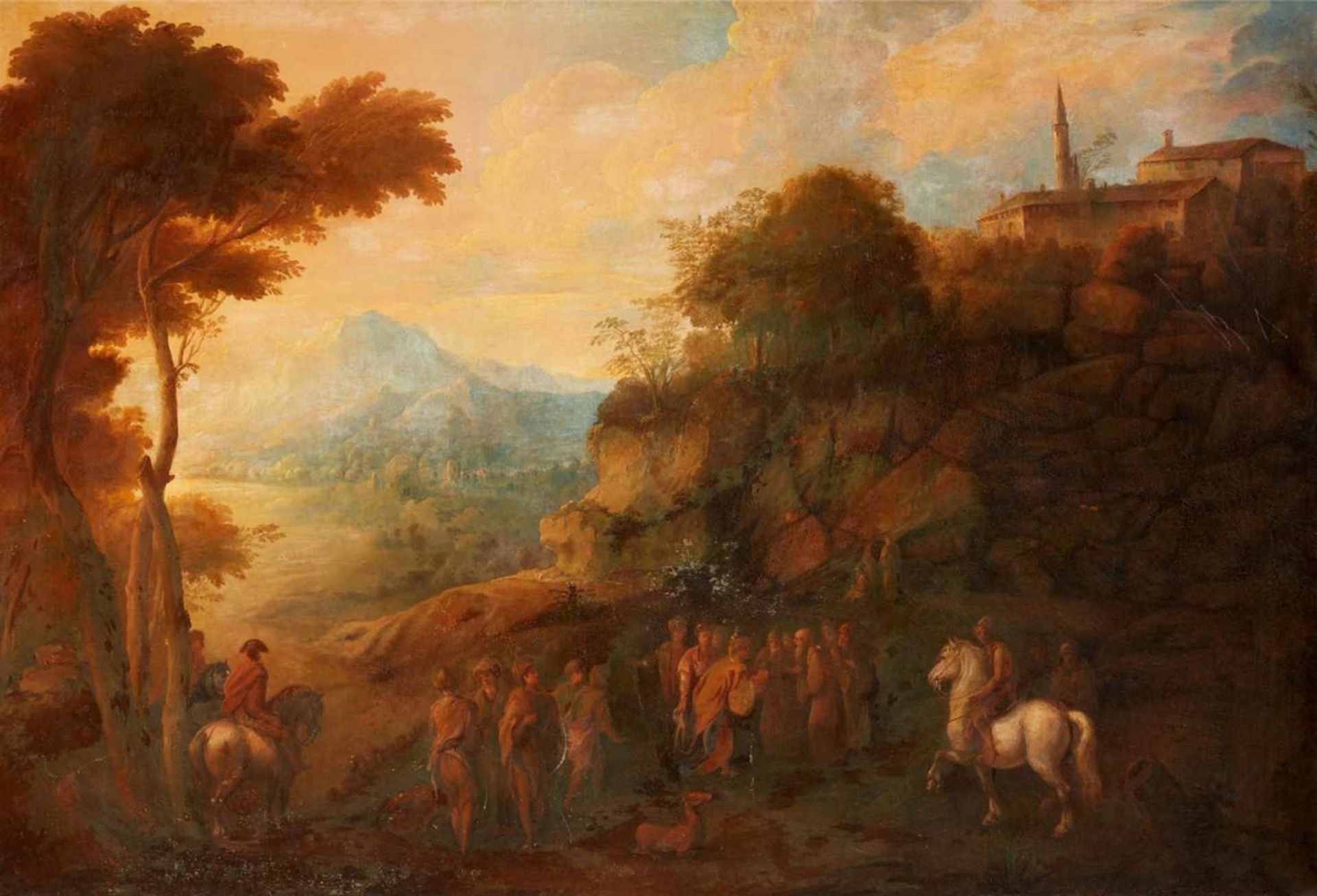 Netherlandish or German School, 18th centuryRiders in a Landscape - Bild 2 aus 2