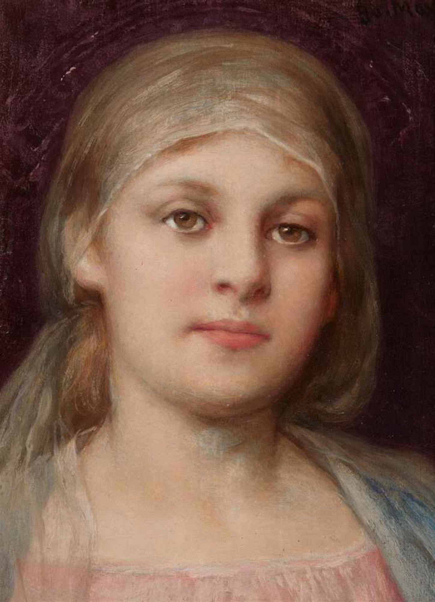 Gabriel von MaxPortrait of a Young Woman