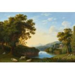 Jacob Philipp HackertLandscape with Motifs from the English Garden in CasertaOil on canvas (