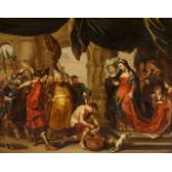 Peter Paul Rubens, copy afterThe Vengeance of TomyrisOil on copper. 73.5 x 90 cm.ProvenanceBelgian