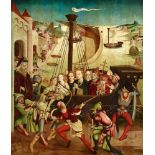 Upper Rhine-Region around 1460The Martyrdom of Saint Ursula and the Eleven Thousand VirginsMixed