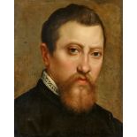 Italian School early 17th centuryPortrait of a ManOil on panel.. 37 x 29 cm.ProvenanceAuctioned by