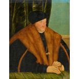 Hans Krell, attributed toPrince Elector August of Saxony (1526-1586)Oil on panel (parquetted). 62