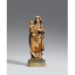 An early 16th century Mechelen Anna Selbdritt groupWood, carved three quarters in the round, the
