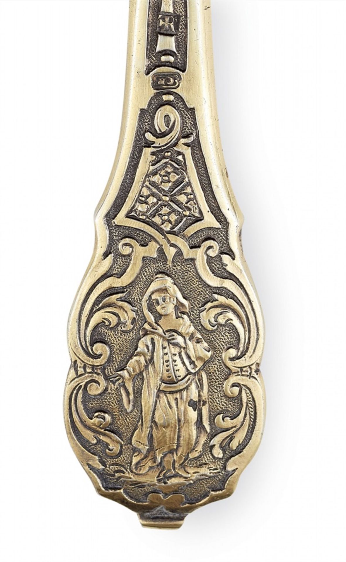 A museum quality Augsburg silver travel dining setSilber; vergoldet. A silver gilt garniture - Bild 5 aus 6