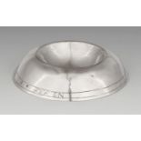 A rare Kerpen silver saltSilver A smooth semi-spherical salt dish with refined engraved décor.