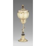 A Nuremberg silver flower chaliceSilver; gold-plated. Silver-gilt chalice with a gadrooned foot