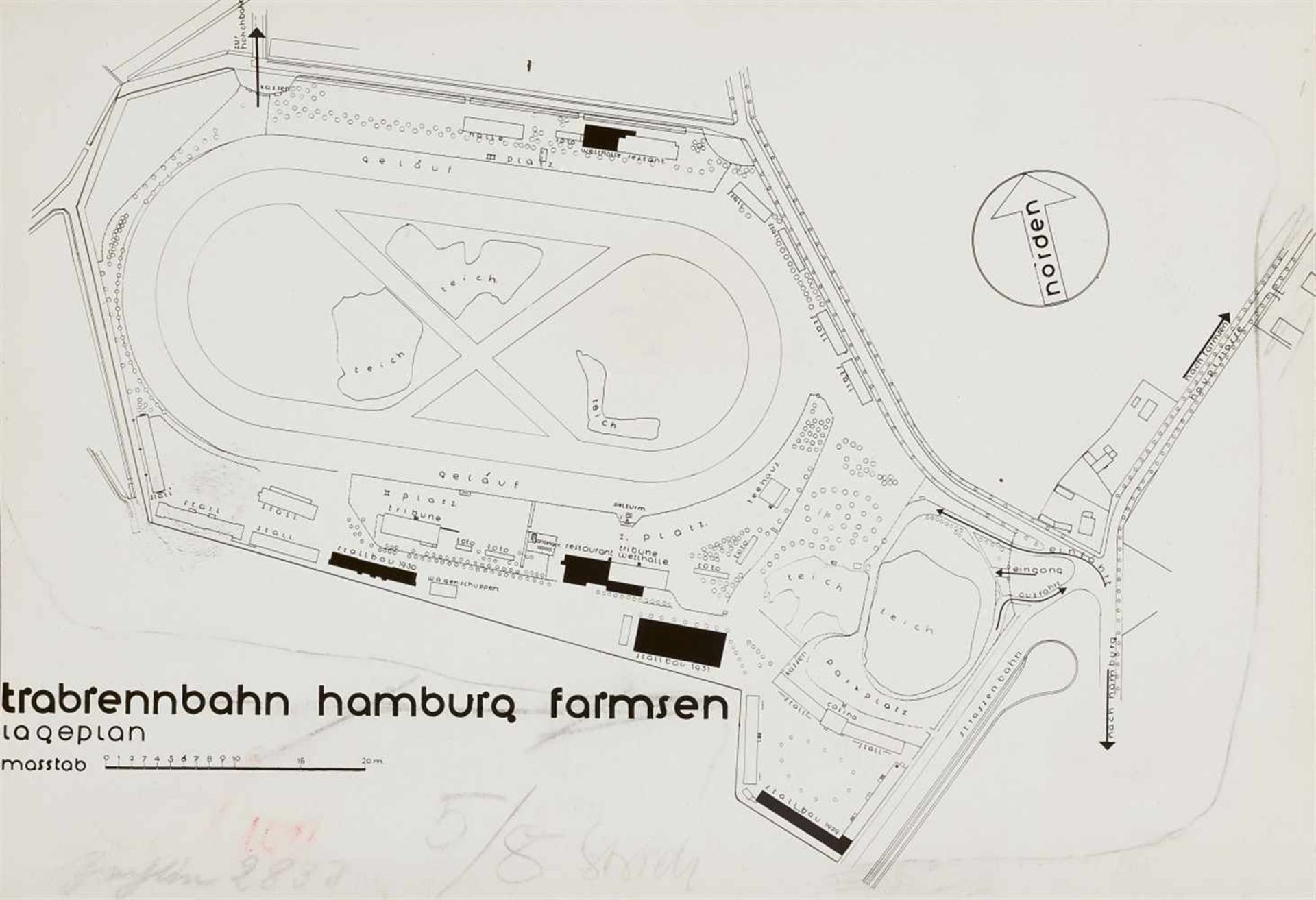 Ernst ScheelTrabrennbahn Farmsen, Hamburg10 Vintages, Gelatinesilberabzüge, davon 3 farbig - Bild 16 aus 16