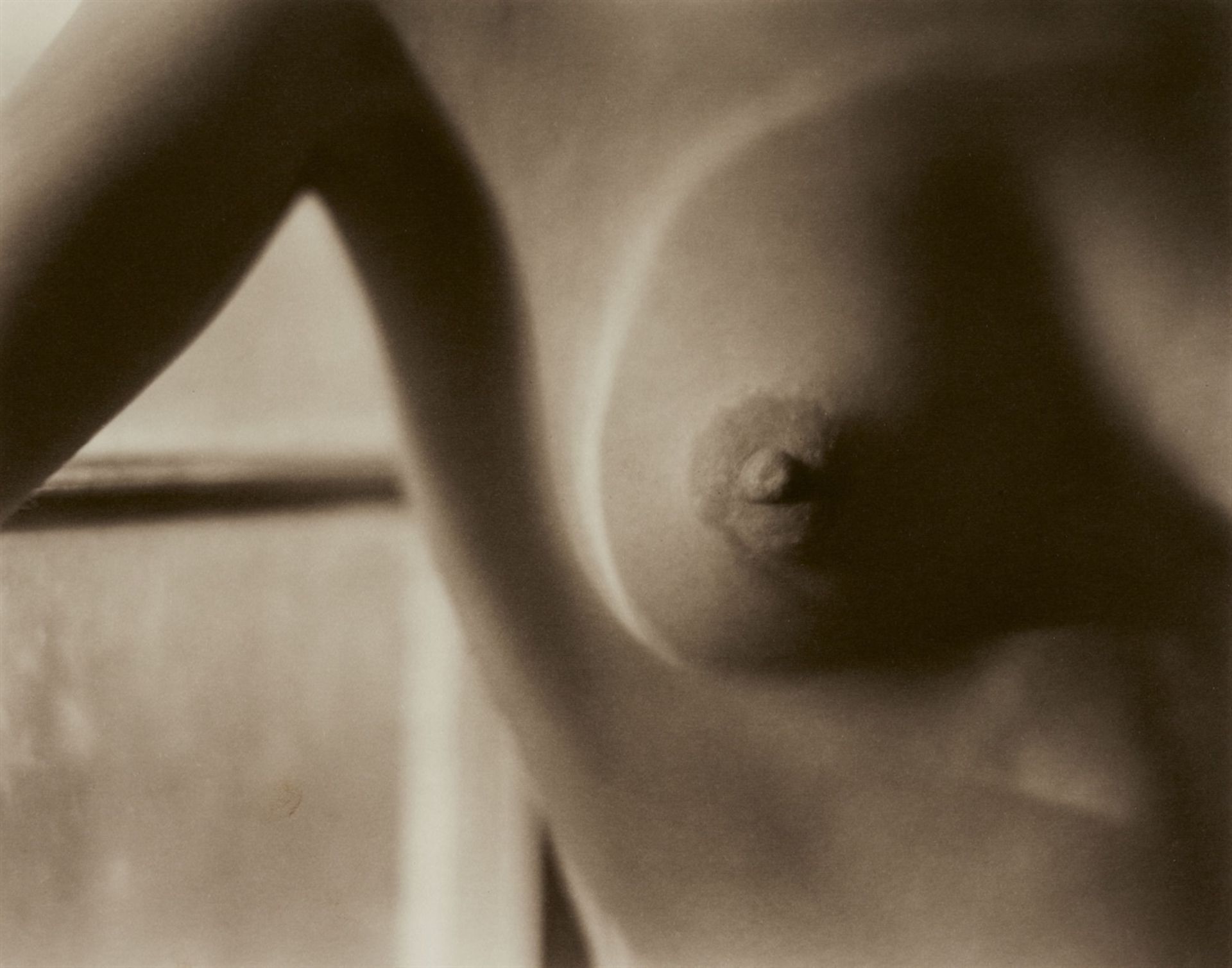 Edward WestonNudePlatinum Print von Cole Weston, 1970er Jahre. 18,5 x 23,6 cm (19,8 x 24,8 cm).