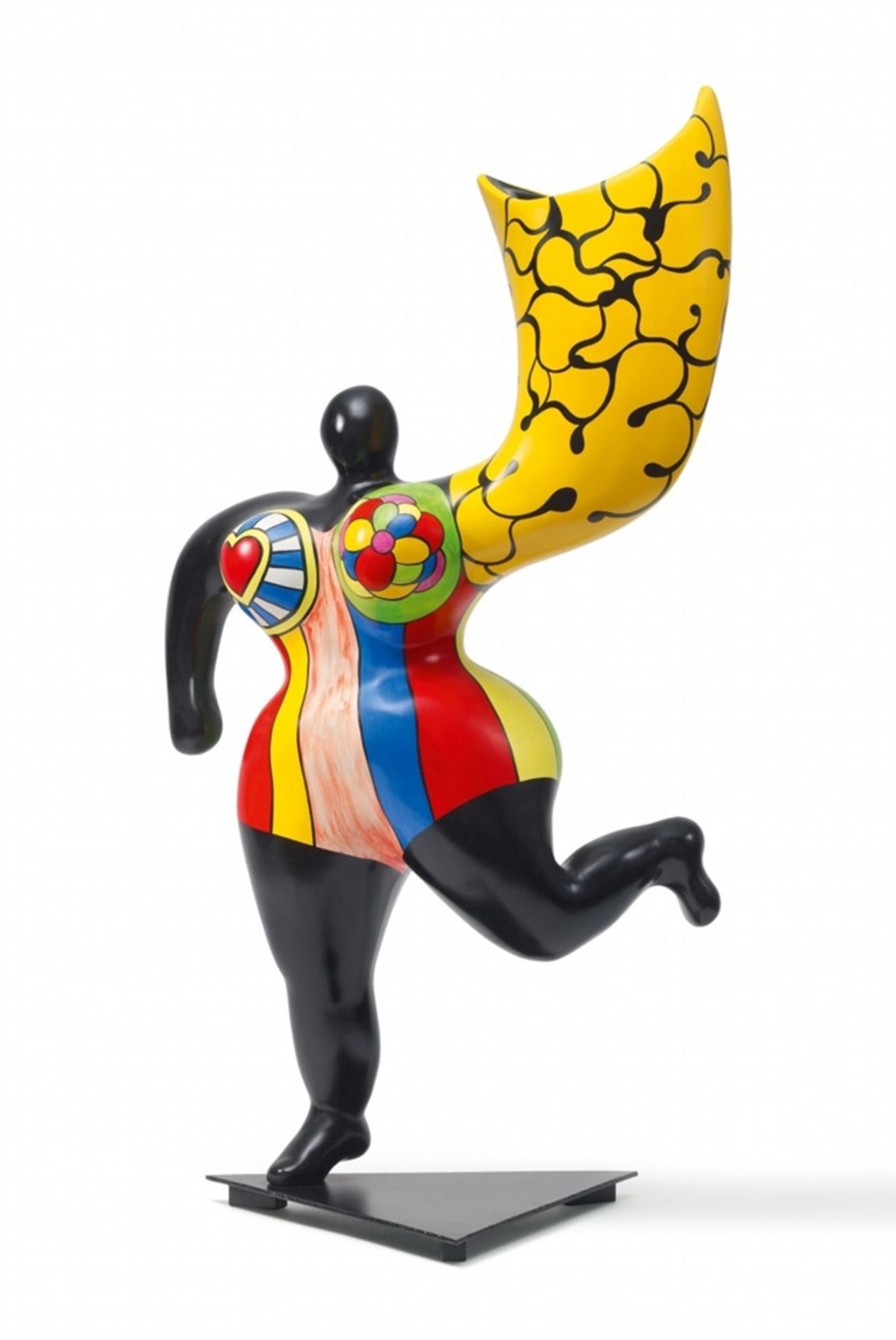 Niki de Saint PhalleL' Ange VasePolyester-Harz, Lack und Keramik, farbig gefasst Auf
