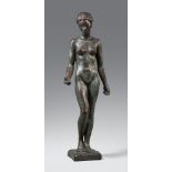 Fritz KlimschAnmut (Stehendes Mädchen)Bronze Höhe 62 cm Auf der mitgegossenen Plinthe hinten