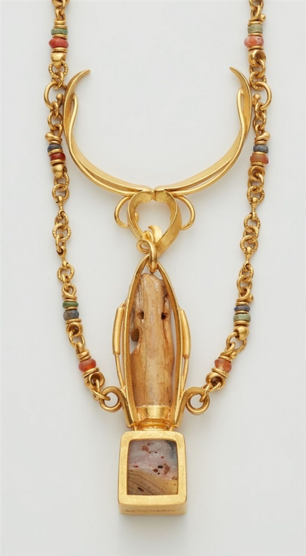 Collier mit antikem Amulett - Bild 3 aus 3