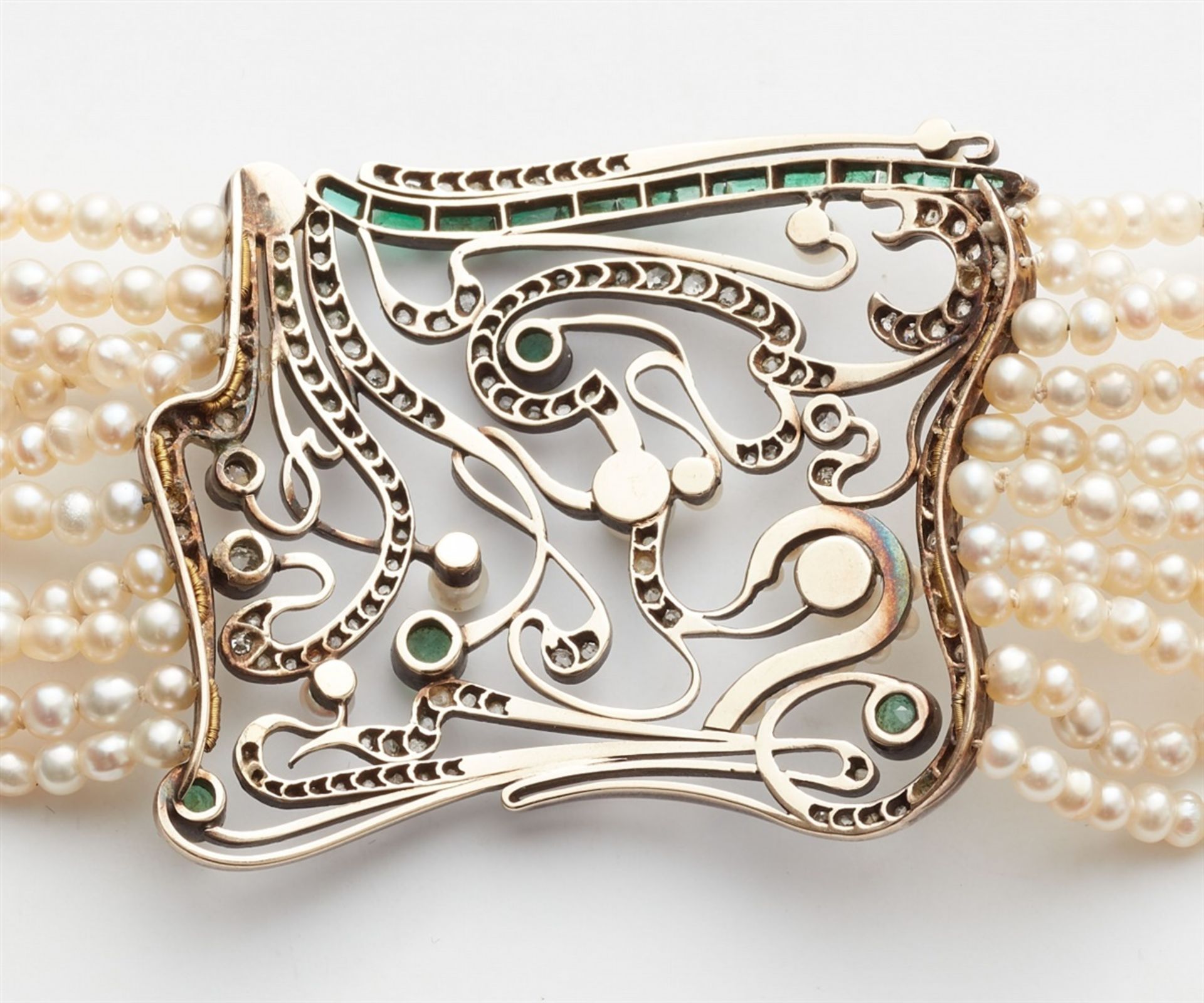 Jugendstil-Armband mit Zierspange - Bild 2 aus 2