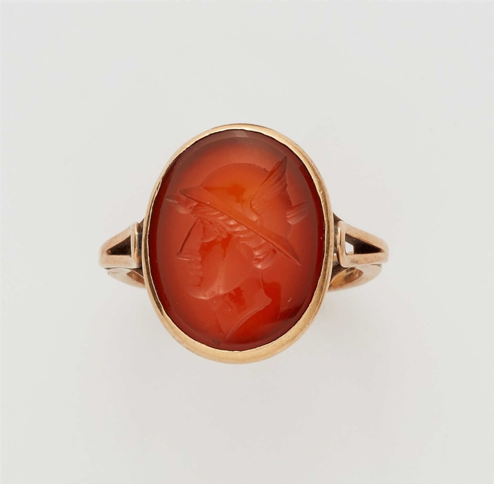 Ring mit Karneolgemme "all'antico"