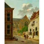 Hendrik van OortDie Kathedrale von Utrecht, von der Domstraat aus gesehen