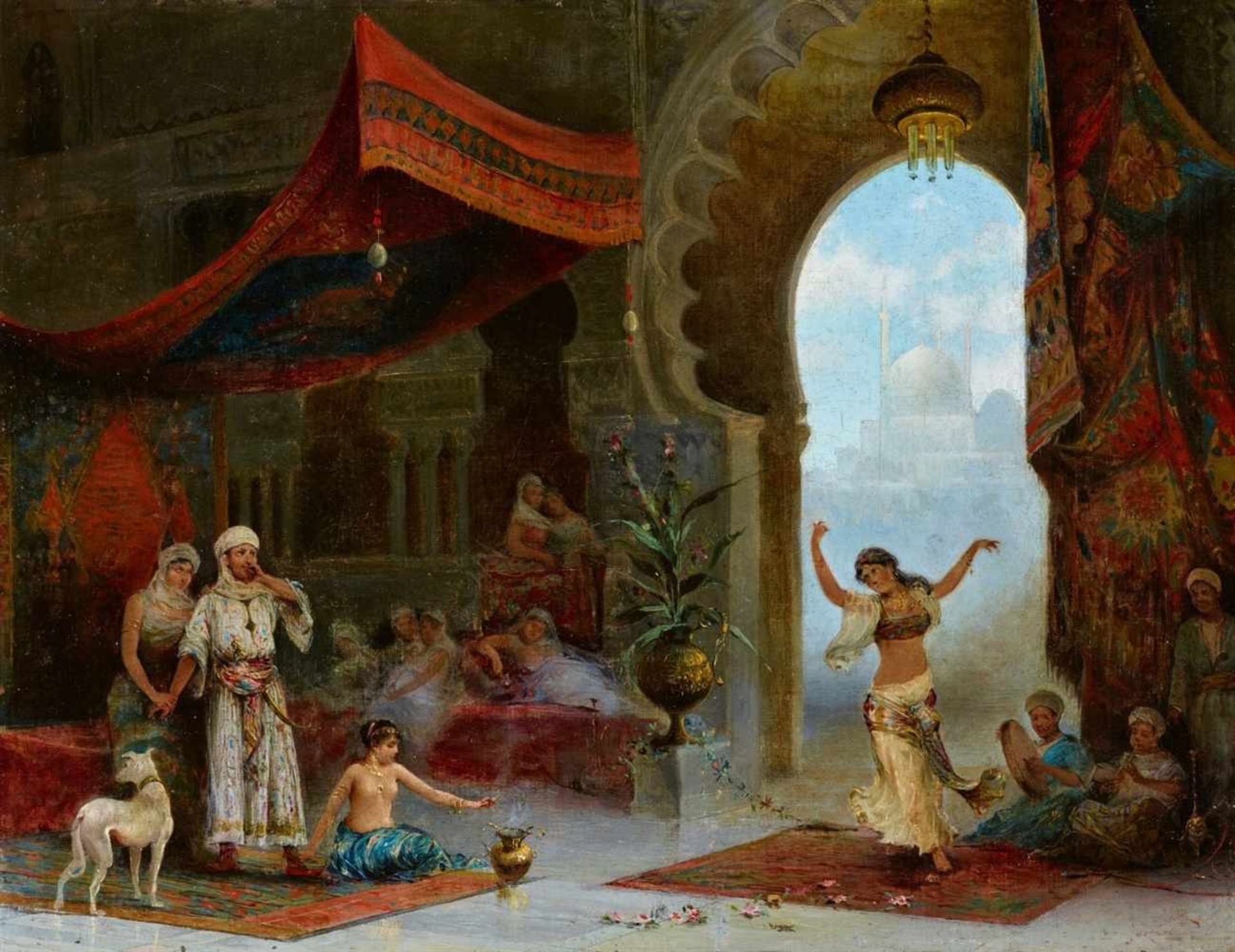 Alberto FabbiOrientalische Haremsszene