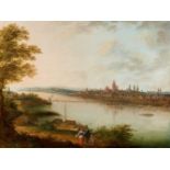 Franz Ludwig Graf von KesselstadtBlick über den Rhein auf Mainz