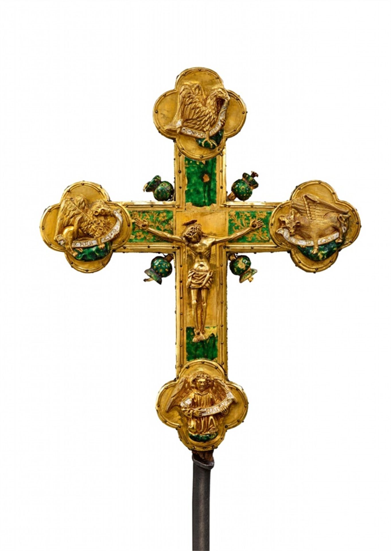 Italien 1. Hälfte 15. JahrhundertVortragekreuz - Bild 3 aus 3